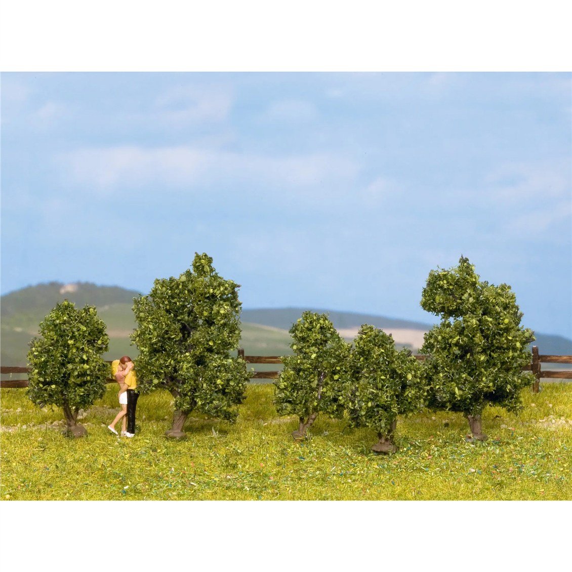 Noch 25410 Çalılar, 3-4 cm. 5 Adet, Diorama Malzemesi