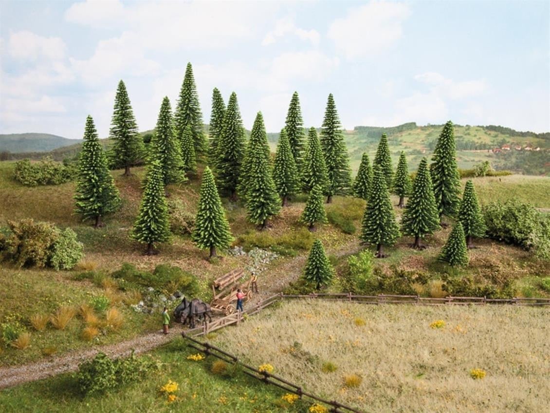 Noch 26822 Köknar Ağaçları, 10 Adet, 16-19 cm. Diorama Malzemesi
