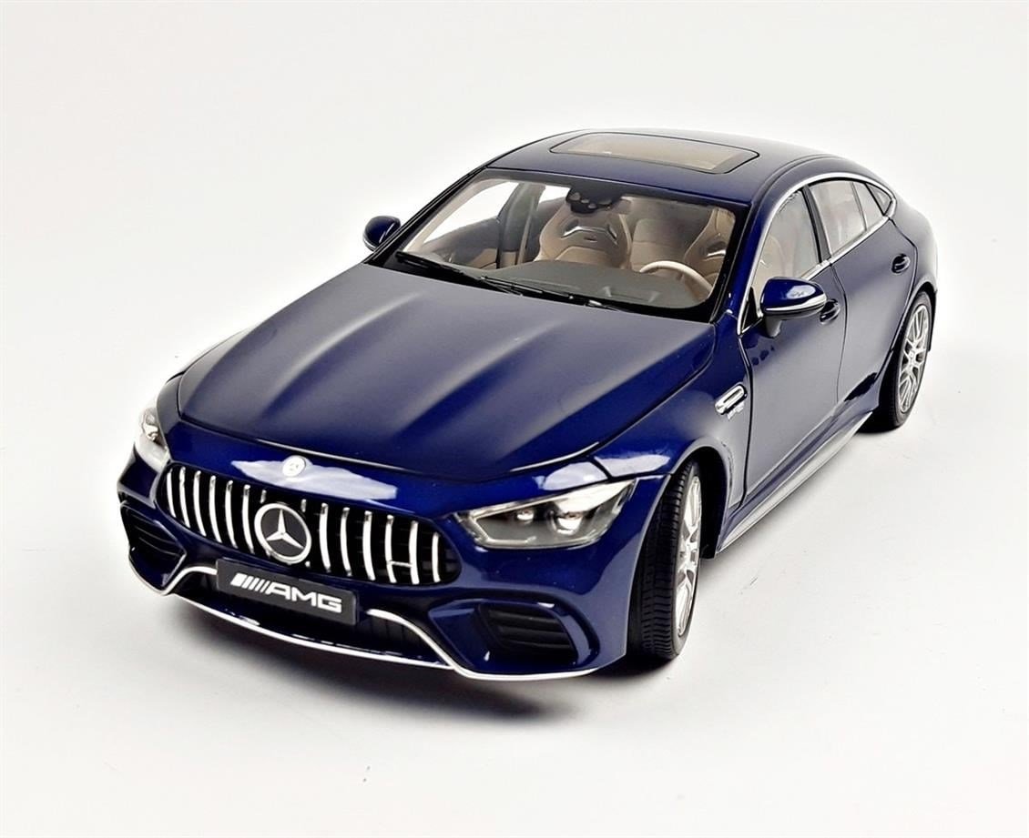 Norev B66960461 1/18 Ölçek, Mercedes Benz AMG GT 63 S V8 4Matic Coupe (X290) 2018, Brilliant Blue, Sergilemeye Hazır Metal Arab