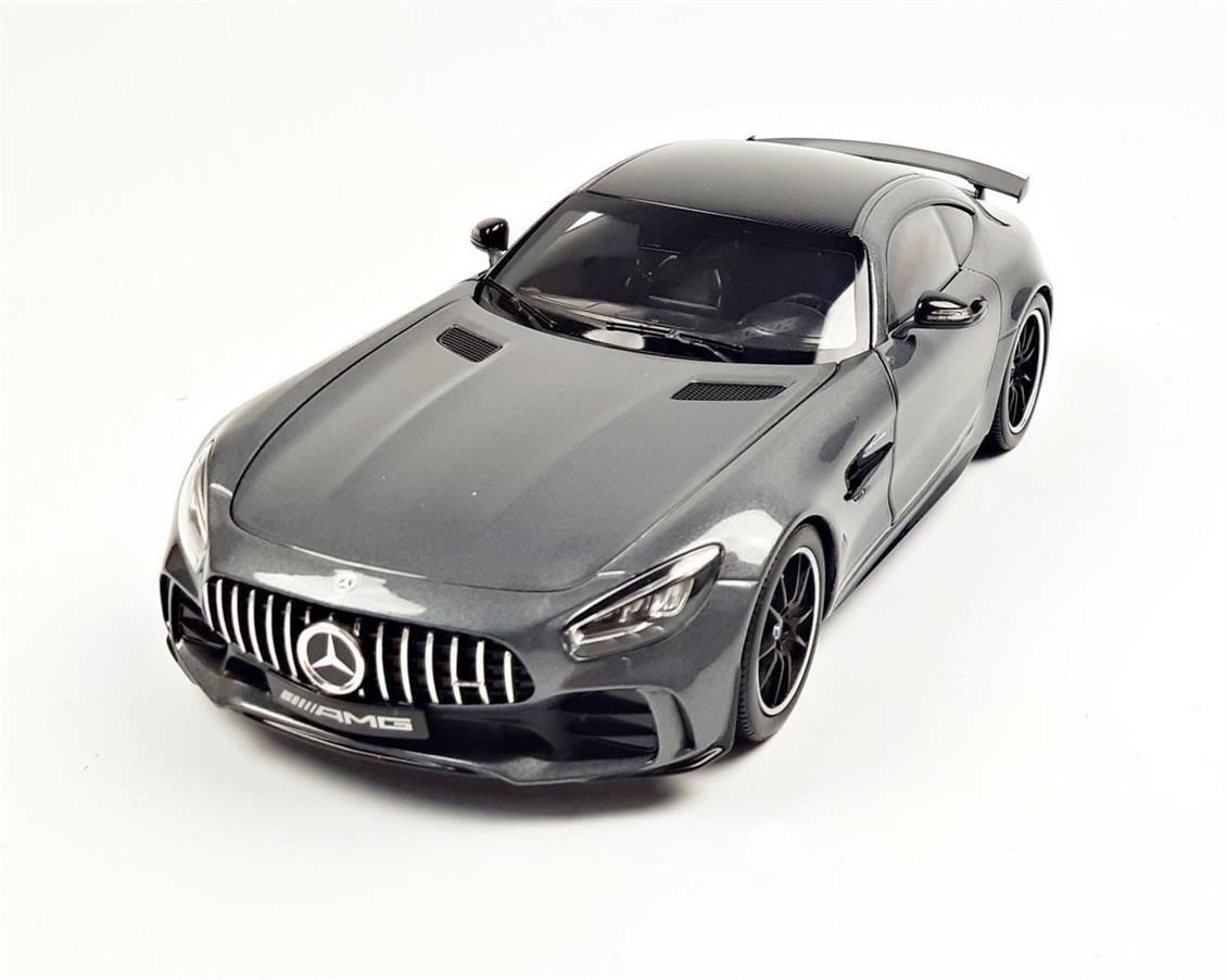 Norev B66960627 1/18 Ölçek, Mercedes Benz GT R AMG V8 Biturbo (C190) 2019, Grey Metallic, Sergilemeye Hazır Metal Araba Modeli