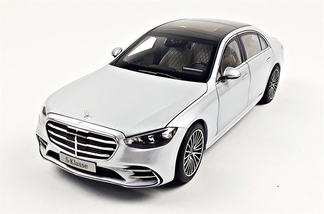 Norev B66960633 1/18 Ölçek, Mercedes Benz S Class (V223) 2020, Silver, Sergilemeye Hazır Metal Araba Modeli
