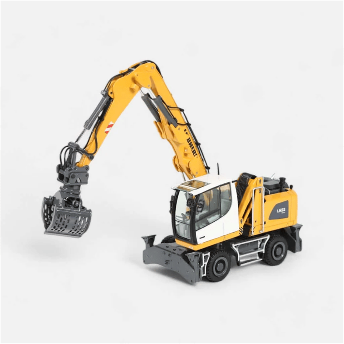 NZG 1001/2 1/50 Ölçek, Liebherr LH22 M Litronic Malzeme Toplayıcı (Yeni Dizayn), Sergilemeye Hazır Metal Model