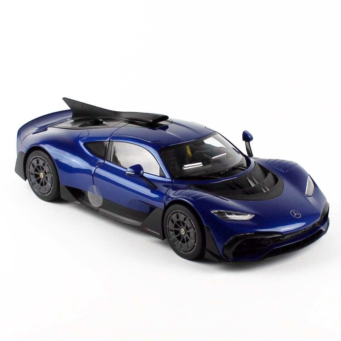 NZG 1032/21 1/18 Ölçek, Mercedes-Benz AMG One (Street), Parlak Mavi, Sergilemeye Hazır Metal Araba Modeli