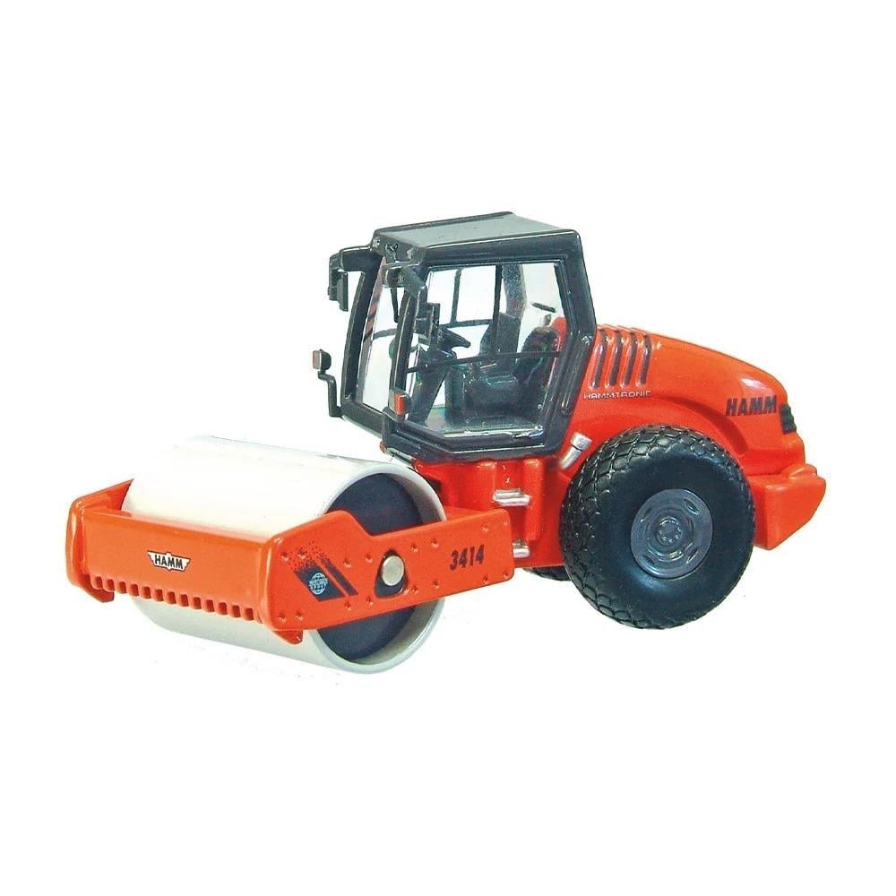 NZG 604 1/87 HAMM 3414 Silindir, Turuncu, Sergilemeye Hazır Metal Model