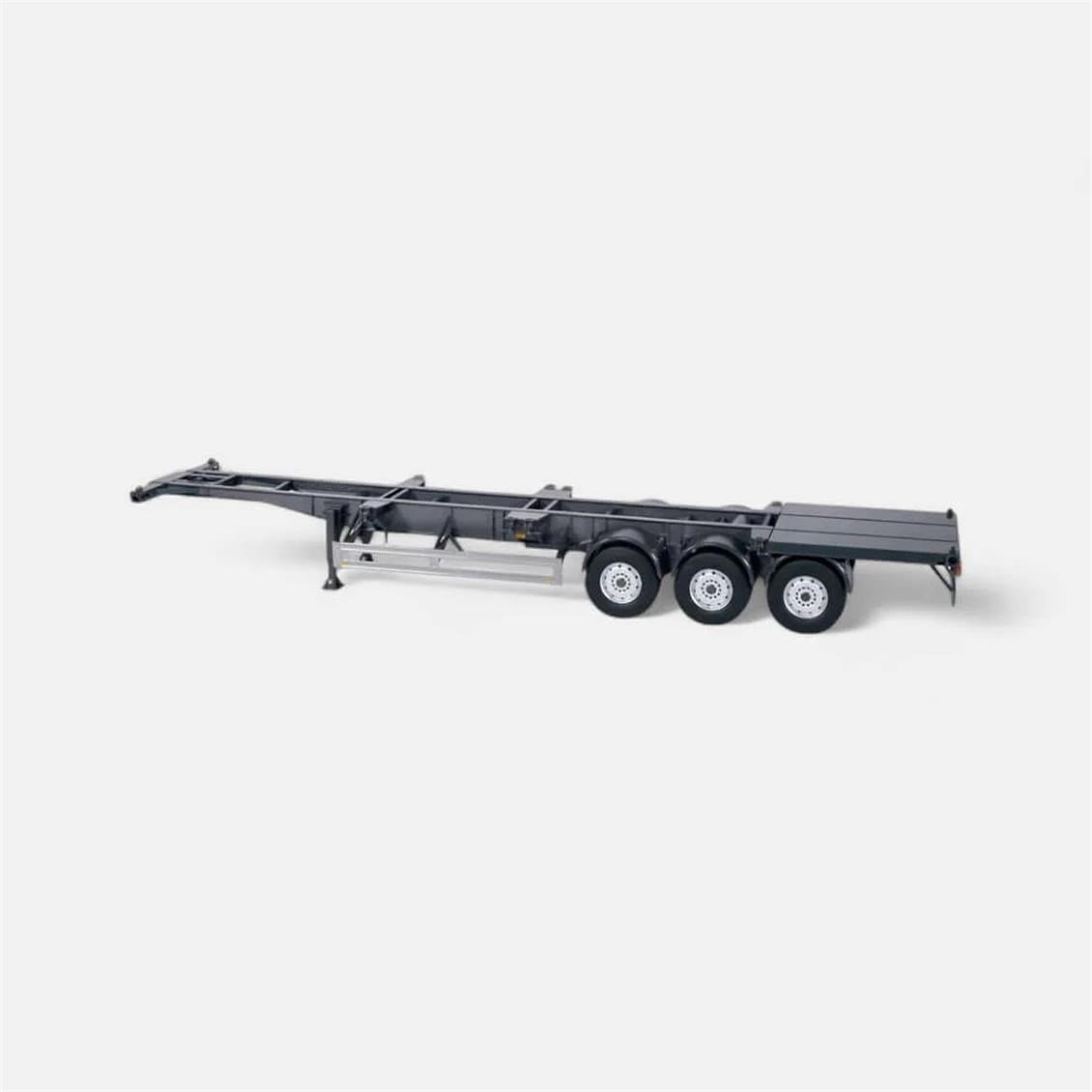 NZG 977 1/18 Ölçek, 40 ft Avrupa Tipi Konteyner Taşıma Dorsesi, Sergilemeye Hazır Metal Model