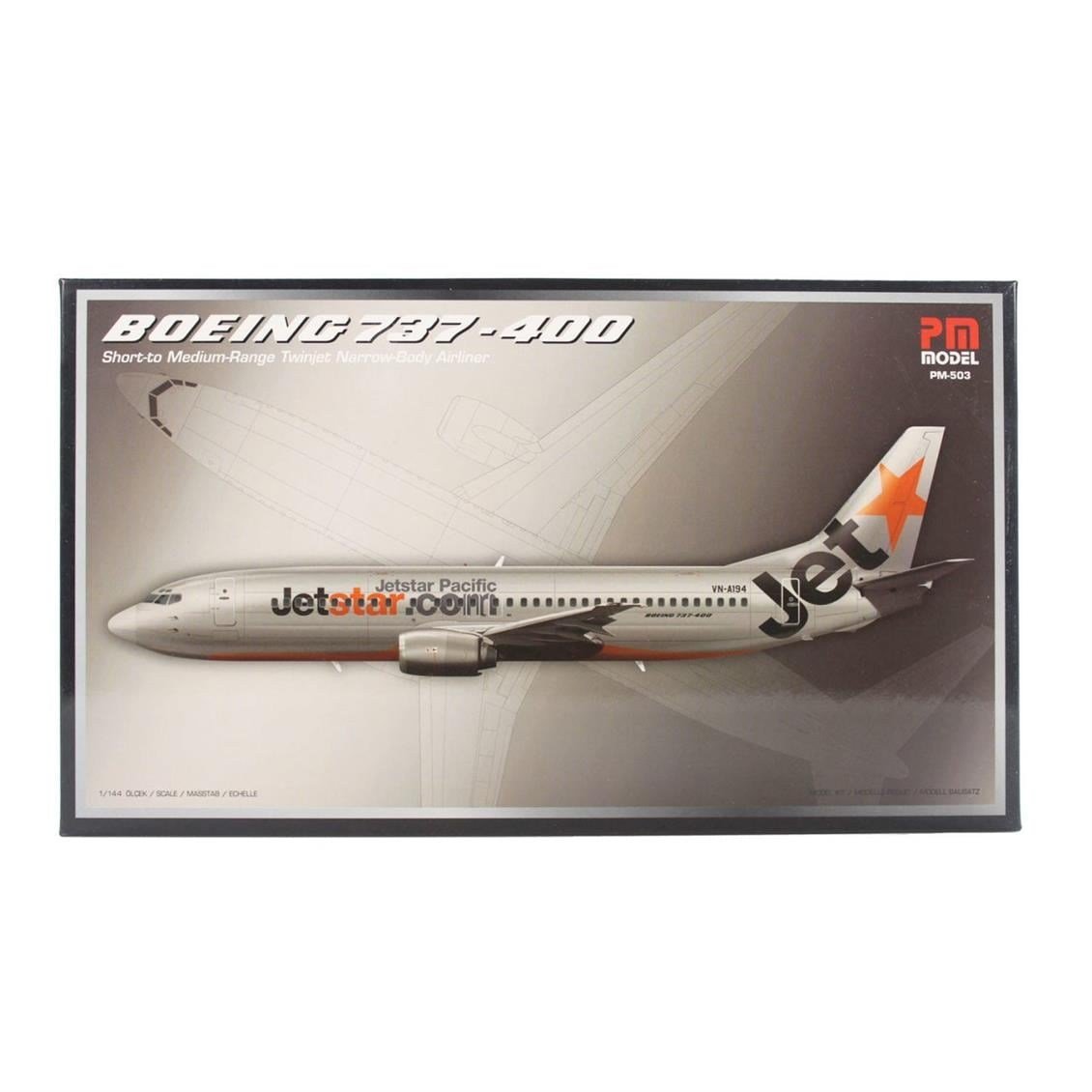 PM Model 503 1/144 Ölçek, Boeing 737-400 Yolcu Uçağı, Plastik Model kiti
