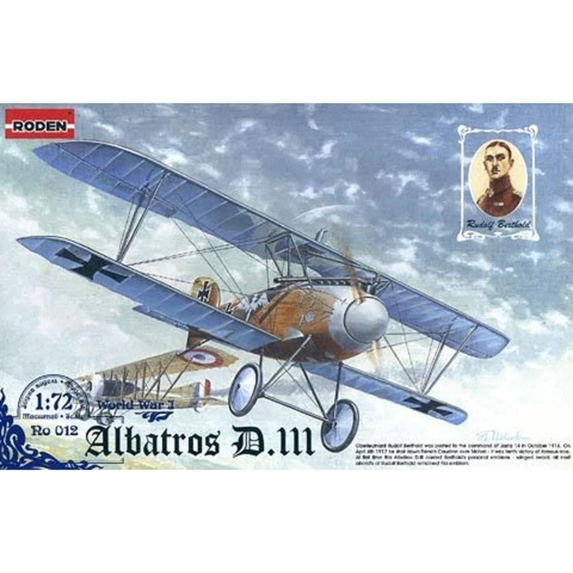 Roden 012 1/72 Ölçek, Albatros D.III