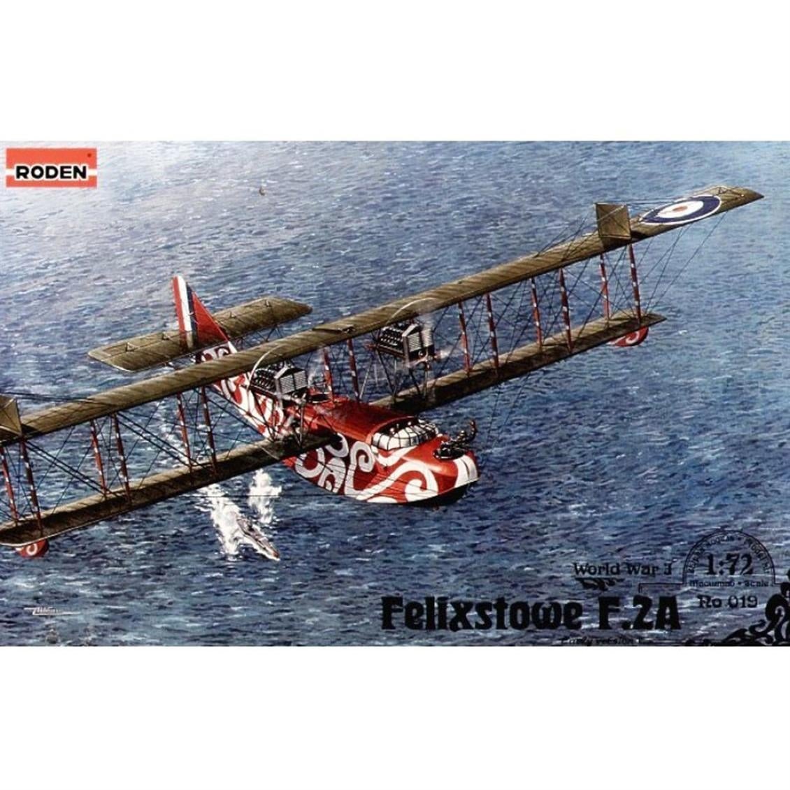 Roden 19 1/72 Ölçek, FELIXSTOVE F.2A(EARLY)