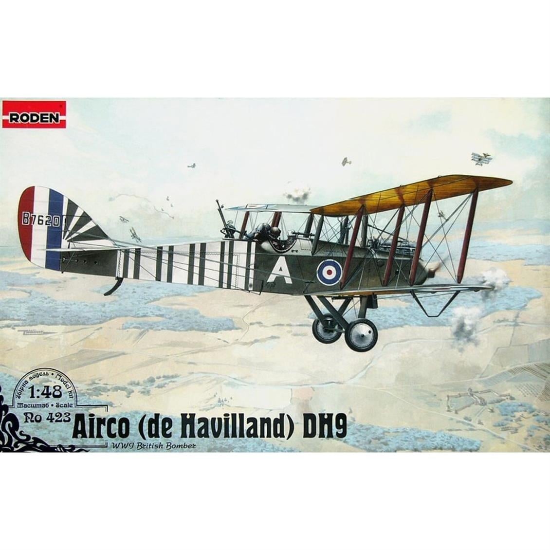 Roden 423 1/48 Ölçek, De Havilland DH9