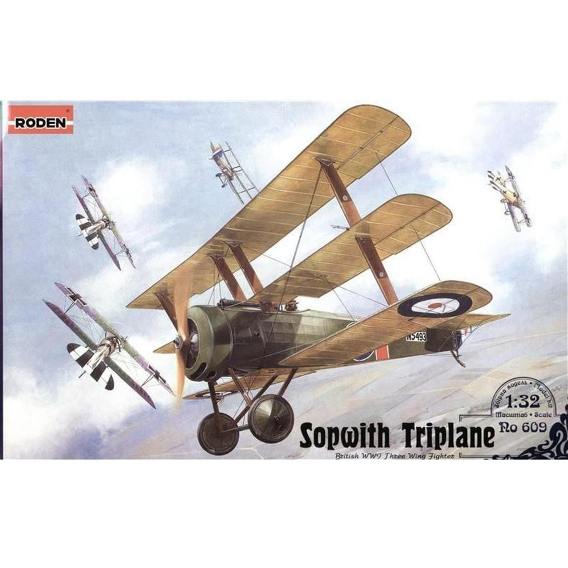 Roden 609 1/32 Ölçek, Sopwith Triplane
