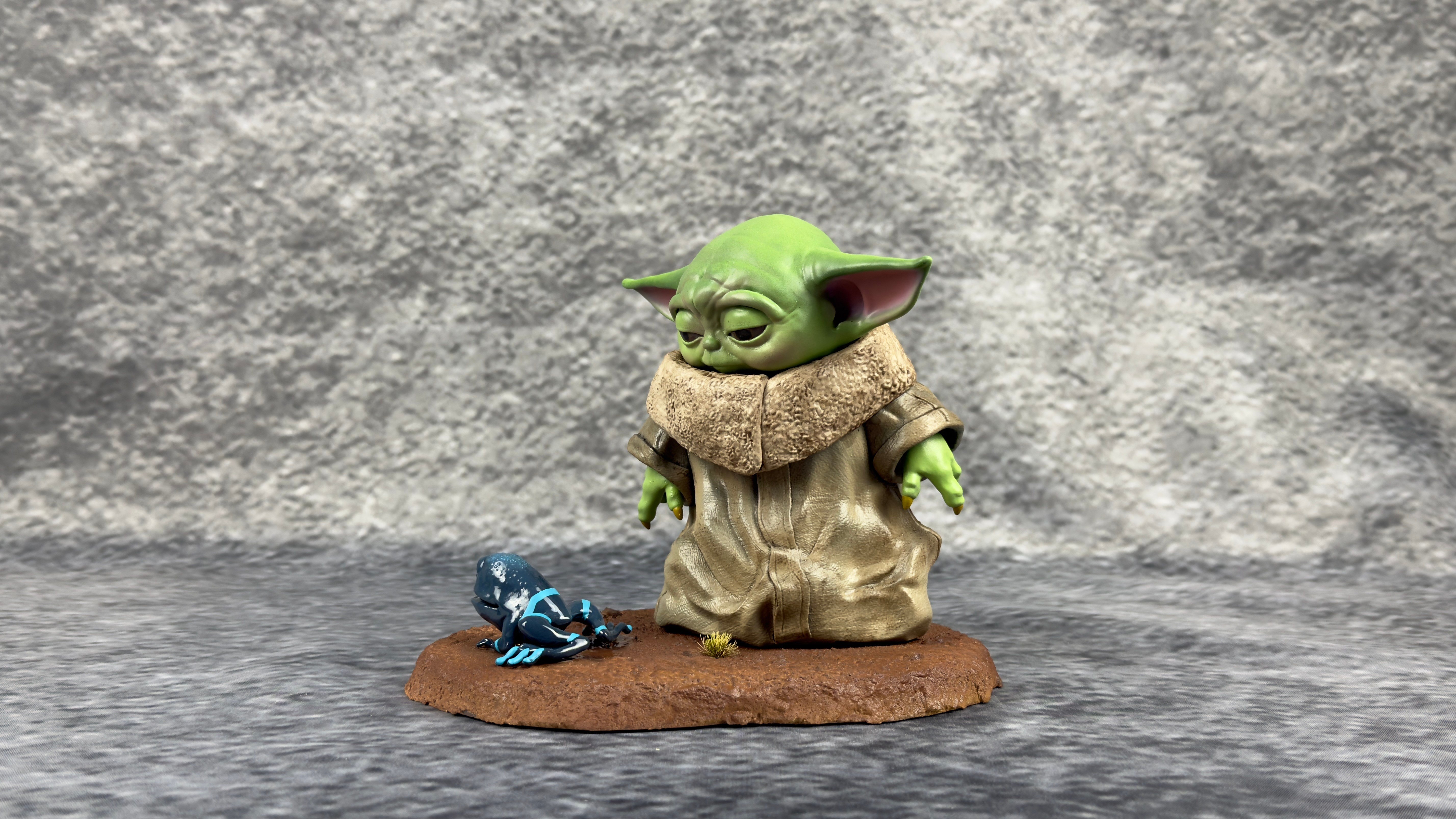 STAR WARS - Grogu and Frog Diaroma