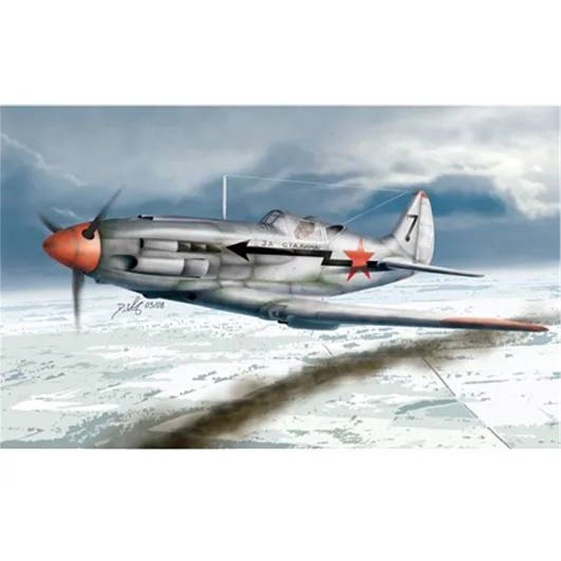 Trumpeter 02831 1/48 Ölçek, Soviet MiG-3 (Geç Dönem), Savaş Uçağı Plastik Model Kiti