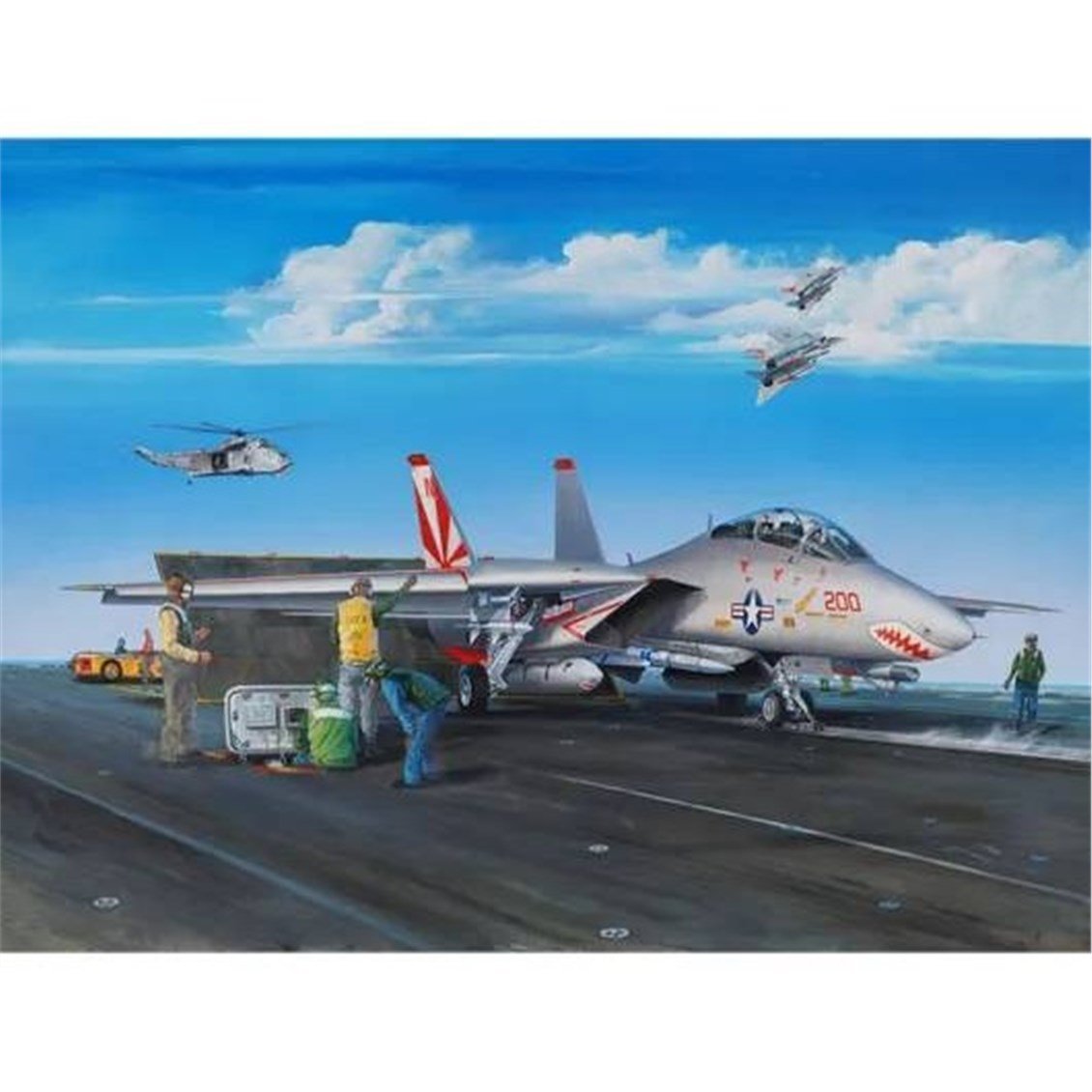 Trumpeter 03201 1/32 Ölçek, F-14A Tomcat, Savaş Uçağı Plastik Model Kiti