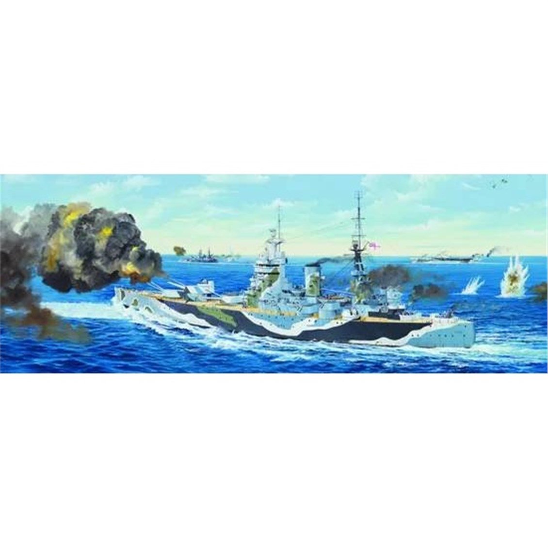 Trumpeter 03709 1/200 Ölçek, HMS Rodney Savaş Gemisi, Plastik Model Kiti