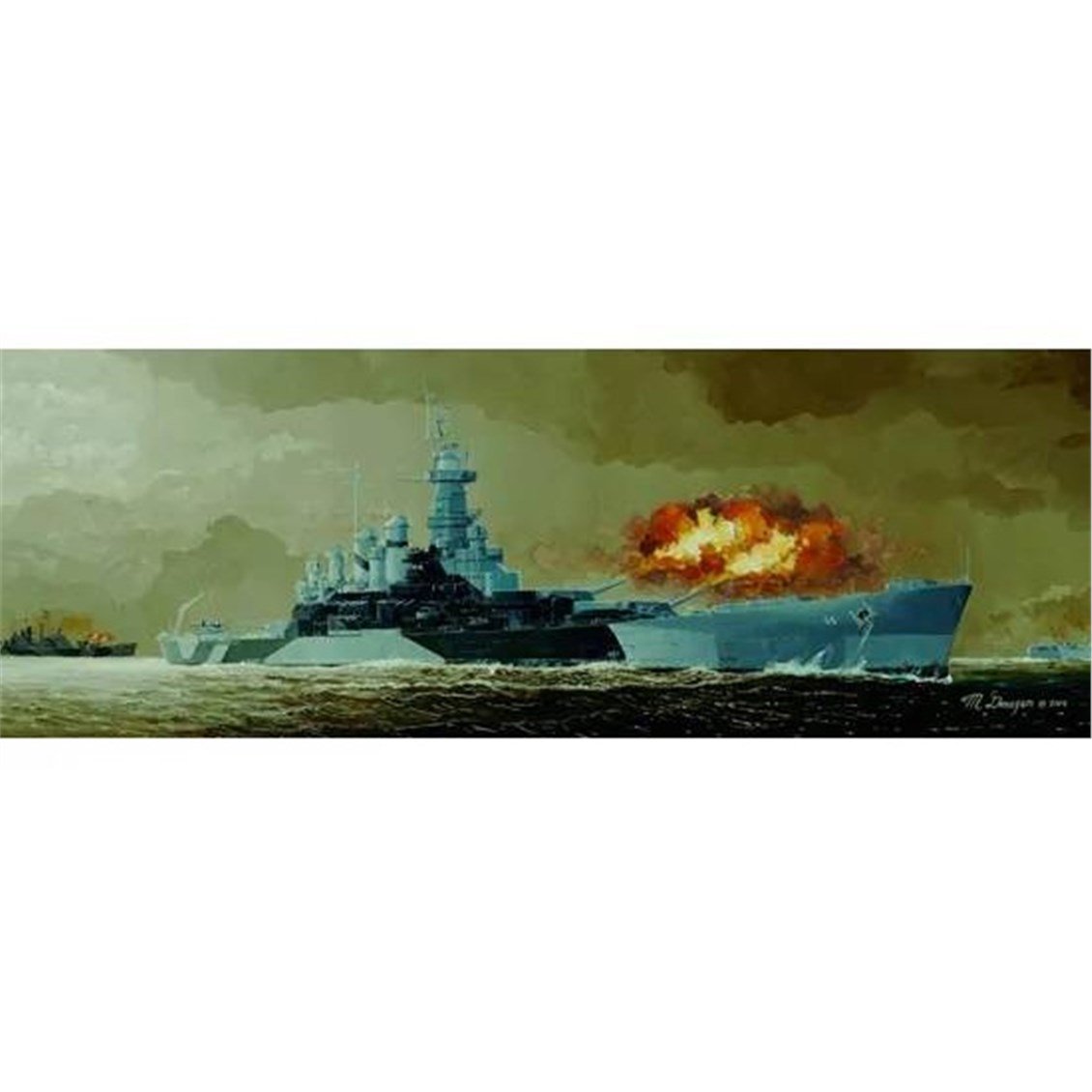Trumpeter 05303 1/350 Ölçek, BB-55North Carolina, Savaş Gemisi Plastik Model Kiti