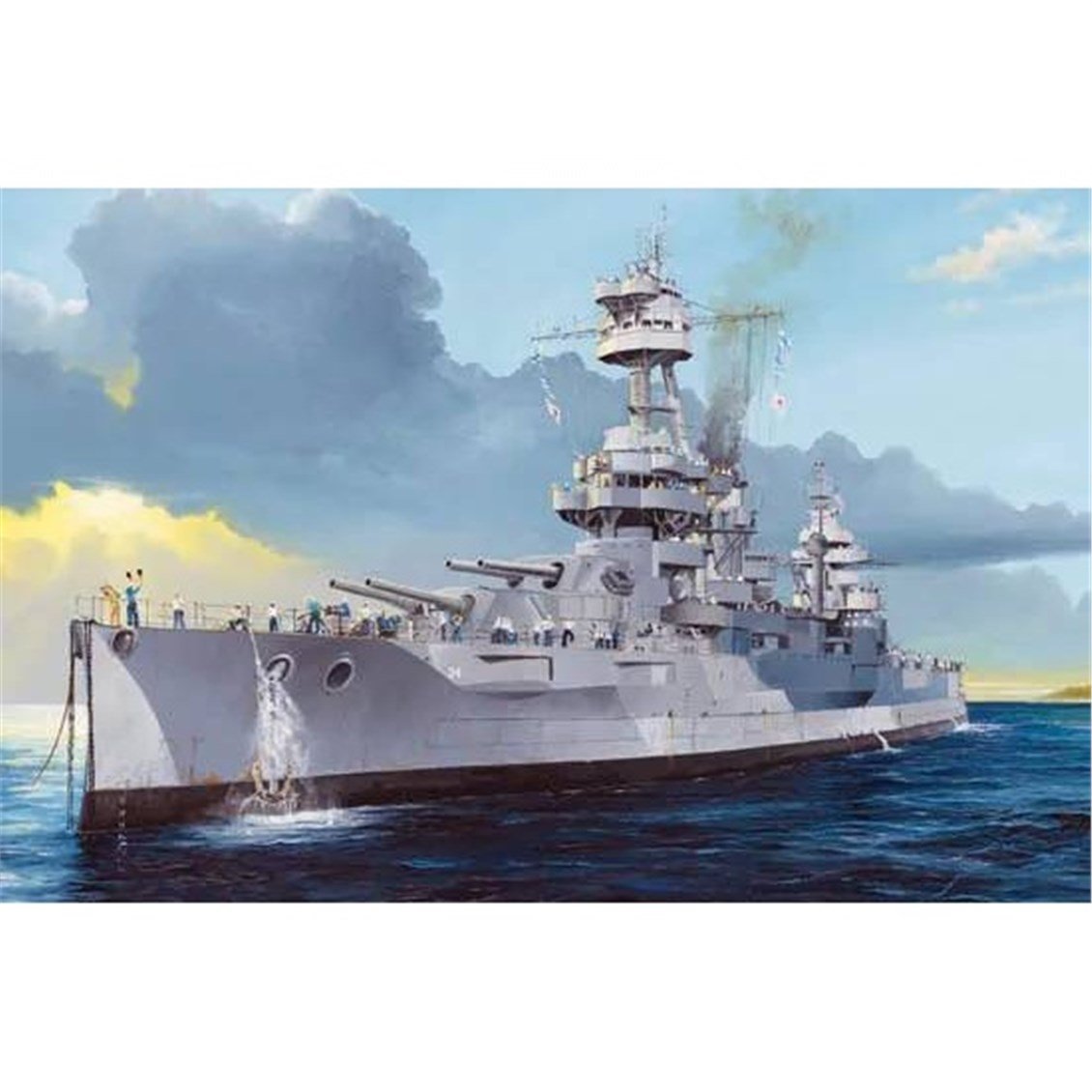 Trumpeter 05339 1/350 Ölçek, New York BB-34, Savaş Gemisi Plastik Model Kiti