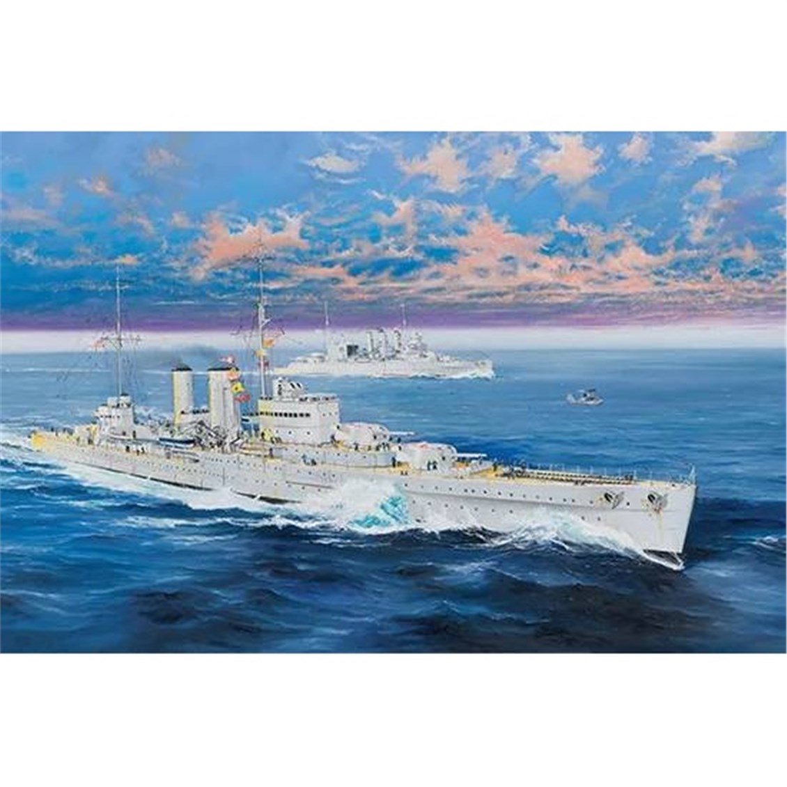 Trumpeter 05350 1/350 Ölçek, HMS Exeter, Ağır Kruvazör Plastik Model Kiti