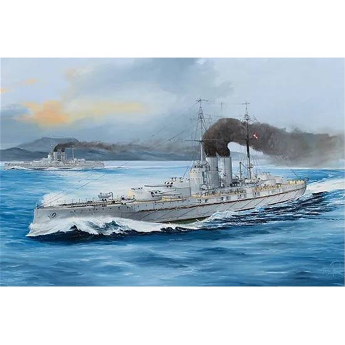 Trumpeter 05364 1/350 Ölçek, Avusturya-Macaristan SMS Viribus Unitis, Tegetthoff Sınıfı Zırhlı Savaş Gemisi Plastik Model Kiti