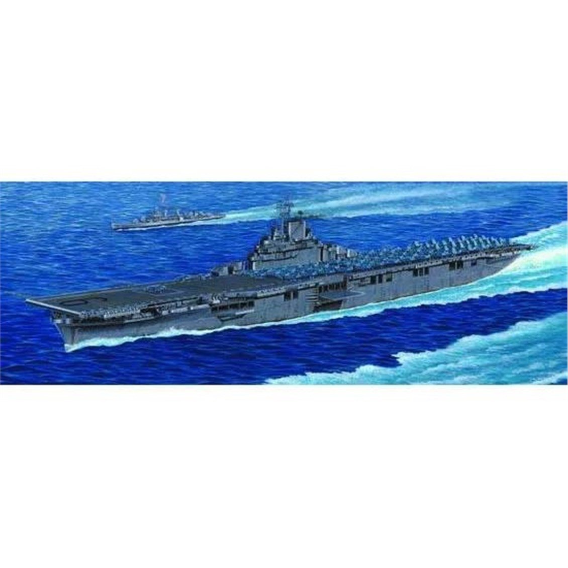 Trumpeter 05602 1/350 Ölçek, CV-9 Essex, Uçak Gemisi Plastik Model Kiti