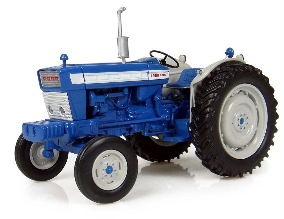 Universal Hobbies UH2808 1/32 Ölçek, Ford 5000 Traktör, Sergilemeye Hazır Metal Tarımsal Makina Modeli