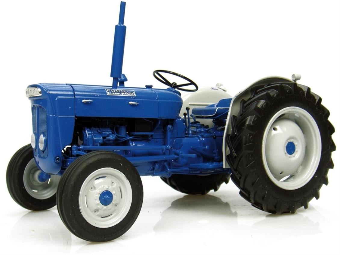 Universal Hobbies UH2902 1/16 Ölçek, Fordson Super Dexta Diesel 2000-US Traktör, Sergilemeye Hazır Metal Tarımsal Makina Modeli