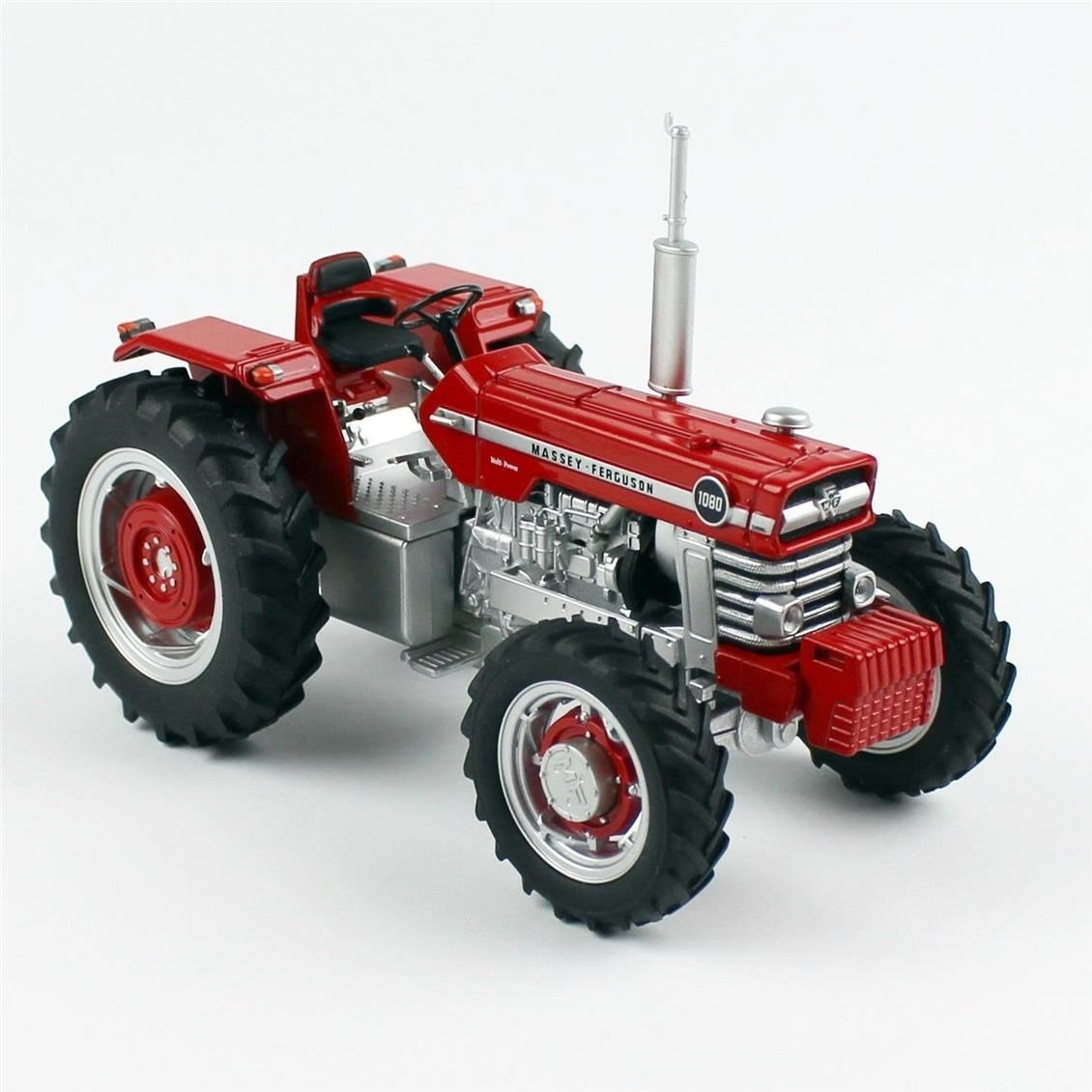 Universal Hobbies UH4169 1/32 Ölçek, Massey Ferguson 1080 4WD Traktör, Sergilemeye Hazır Metal Tarımsal Makina Modeli