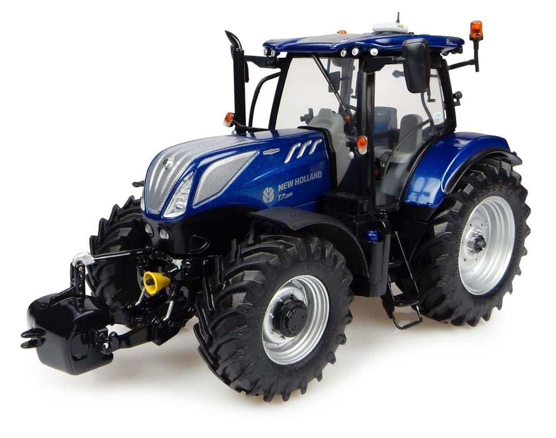Universal Hobbies UH4976 1/32 Ölçek, New Holland T7.225 (Blue Power) 2016  Traktör, Sergilemeye Hazır Metal Tarımsal Makina Mod