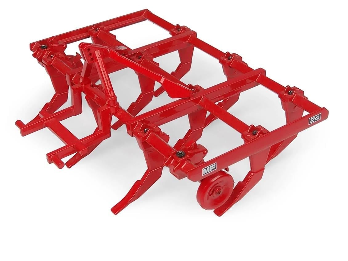 Universal Hobbies UH6452 1/32 Ölçek, Massey Ferguson 24 dişli Pulluk, Sergilemeye Hazır Metal Tarımsal Makina Modeli