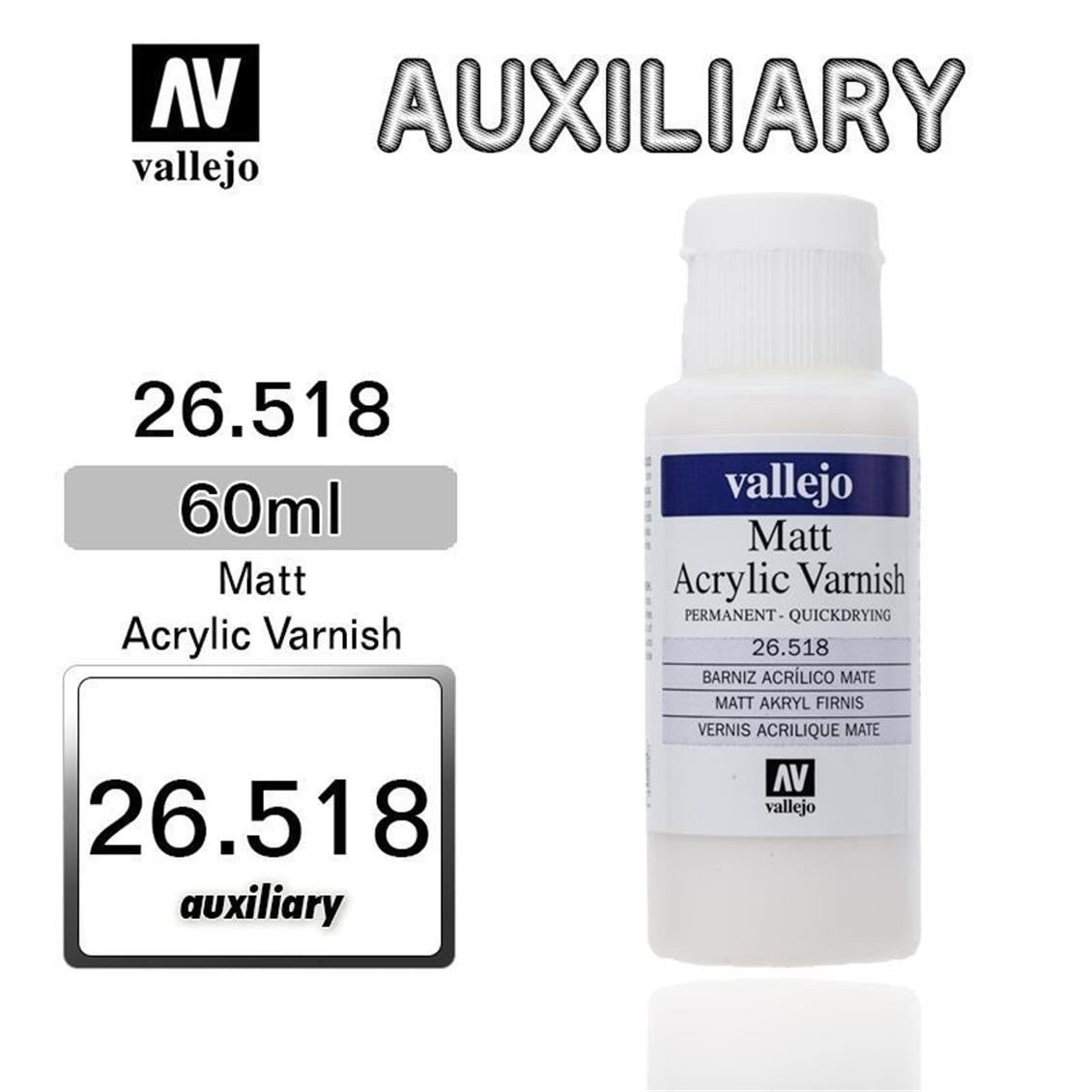 Vallejo 26518 60 ml. Mat Vernik