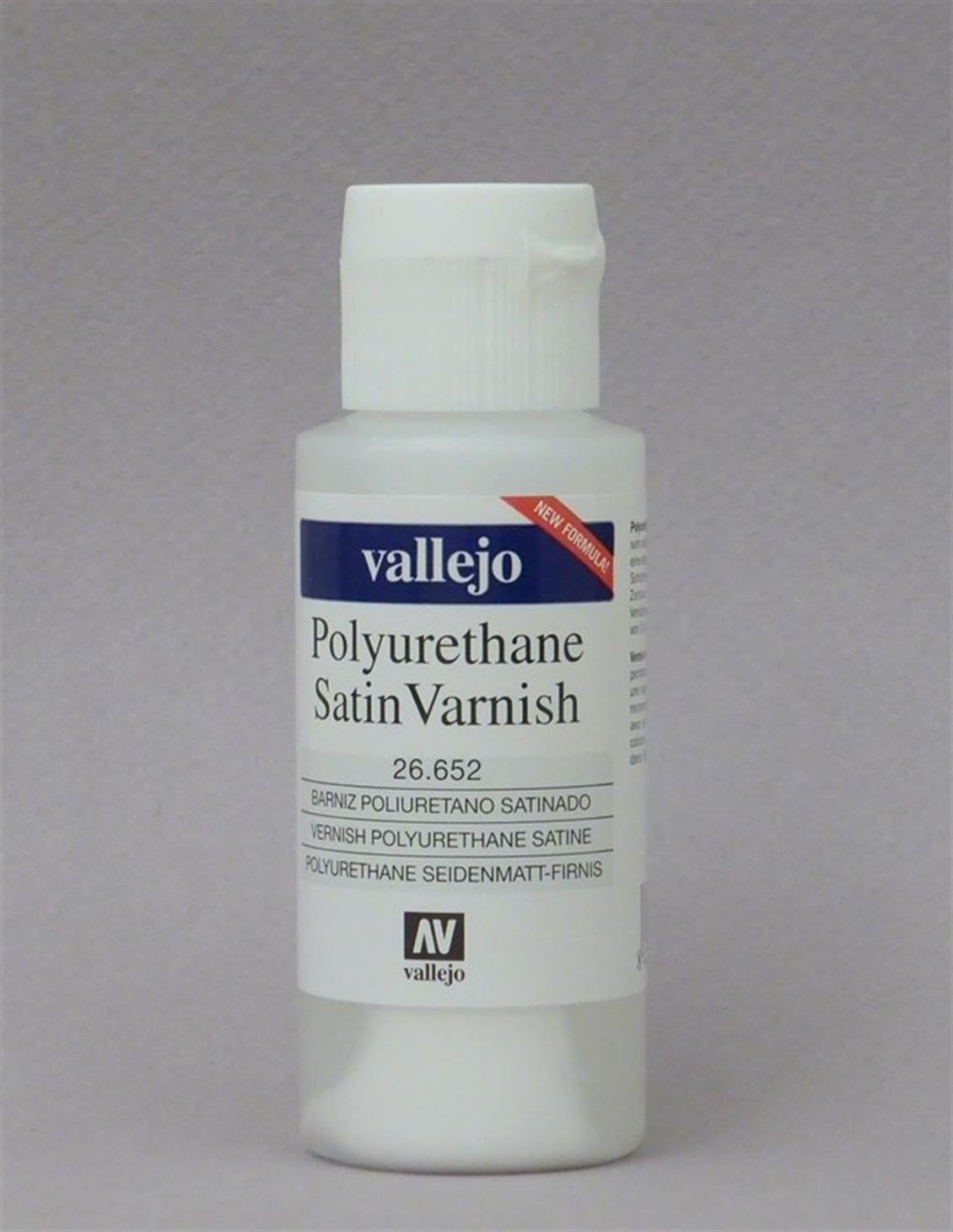 Vallejo 26652 60 ml. Poliüretan Yarı Mat Vernik