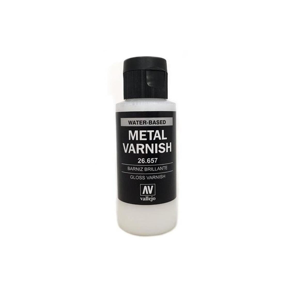 Vallejo 26657 60 ml. Parlak Metal Vernik