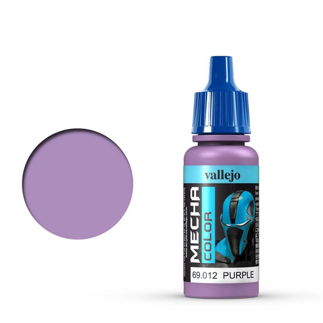 Vallejo 69012 18 ml. Purple, Mecha Color Serisi Model Boyası