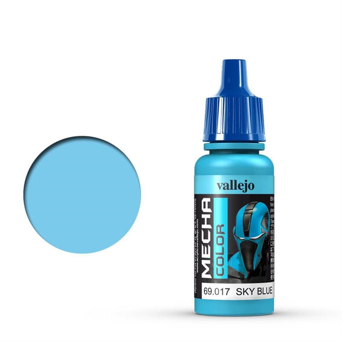 Vallejo 69017 18 ml. Sky Blue, Mecha Color Serisi Model Boyası