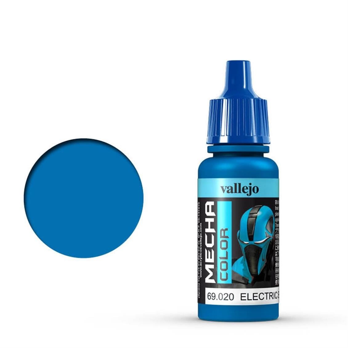 Vallejo 69020 18 ml. Electric Blue, Mecha Color Serisi Model Boyası
