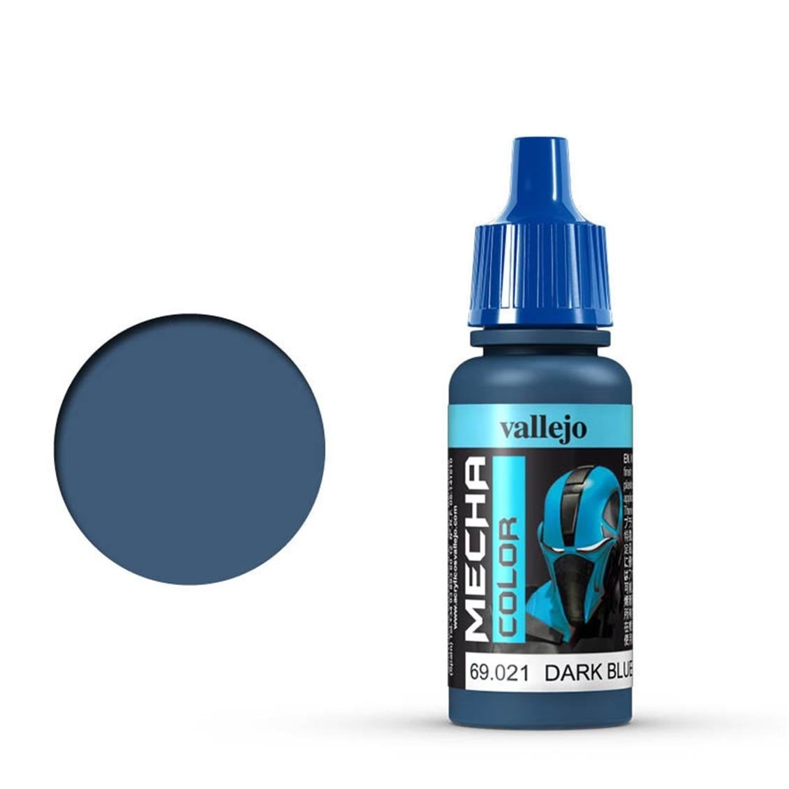 Vallejo 69021 18 ml. Dark Blue, Mecha Color Serisi Model Boyası