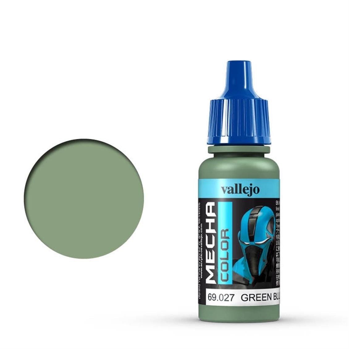 Vallejo 69027 18 ml. Green Blue, Mecha Color Serisi Model Boyası