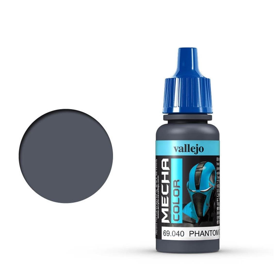 Vallejo 69040 18 ml. Phantom Grey, Mecha Color Serisi Model Boyası
