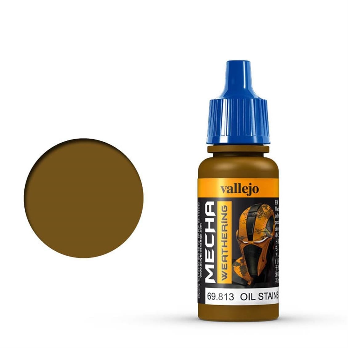 Vallejo 69813 18 ml. Oil Stains (Gloss), Mecha Color Serisi Model Boyası