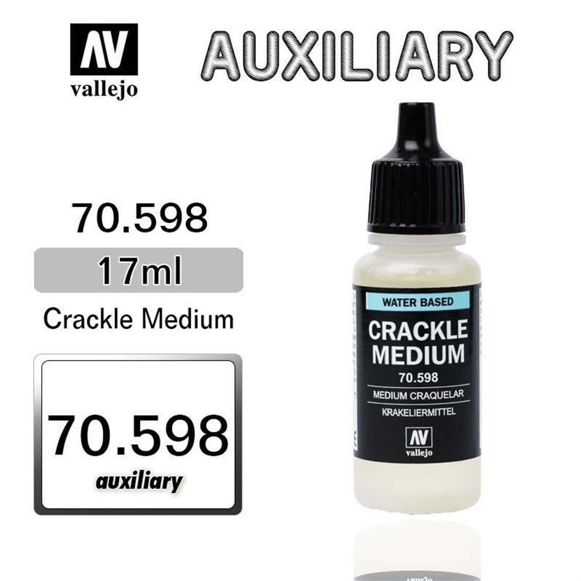 Vallejo 70598 18 ml. Crackle (Çatlak Oluşturma Sıvısı), Model Boyası