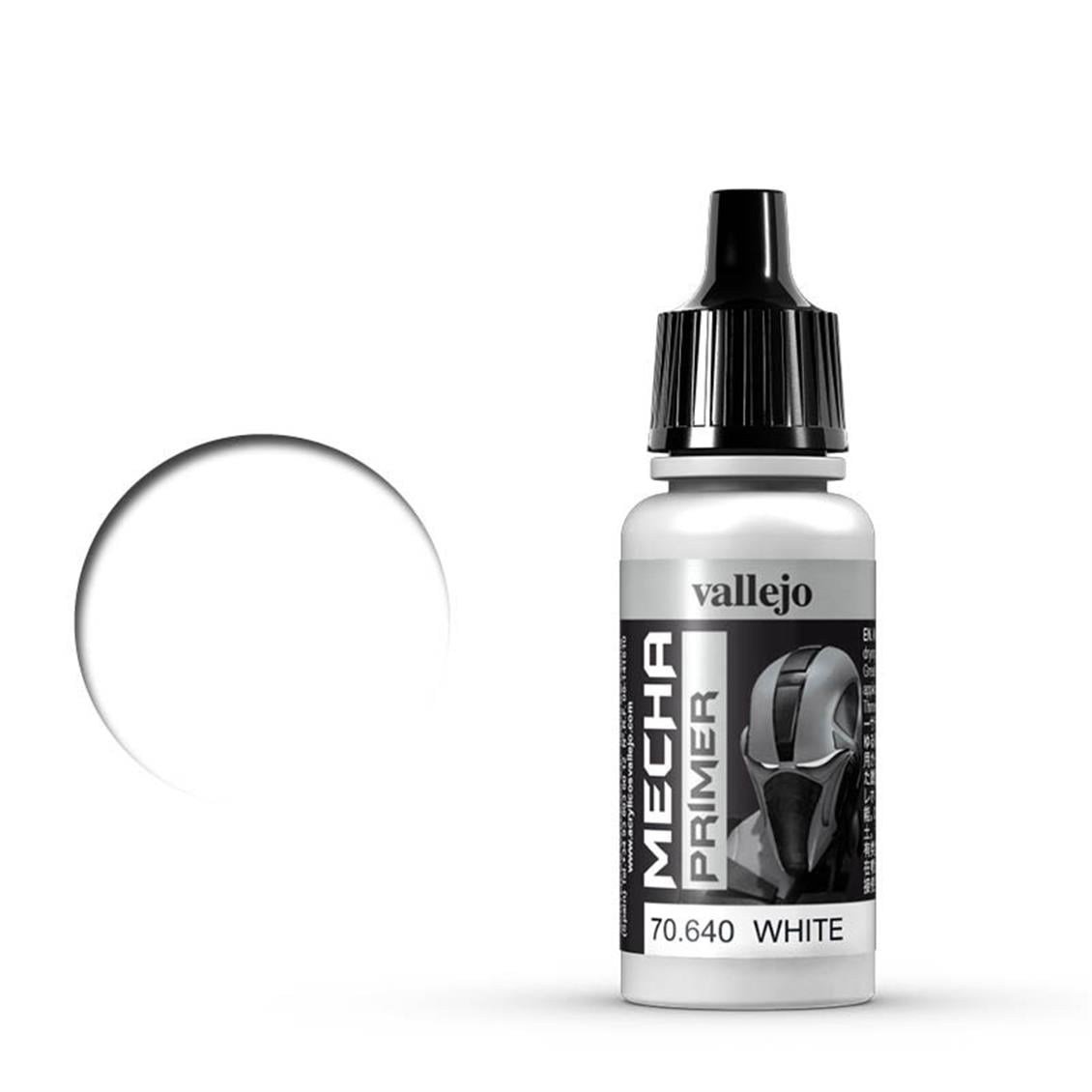 Vallejo 70640 18 ml. White Primer, Mecha Color Astar Model Boyası