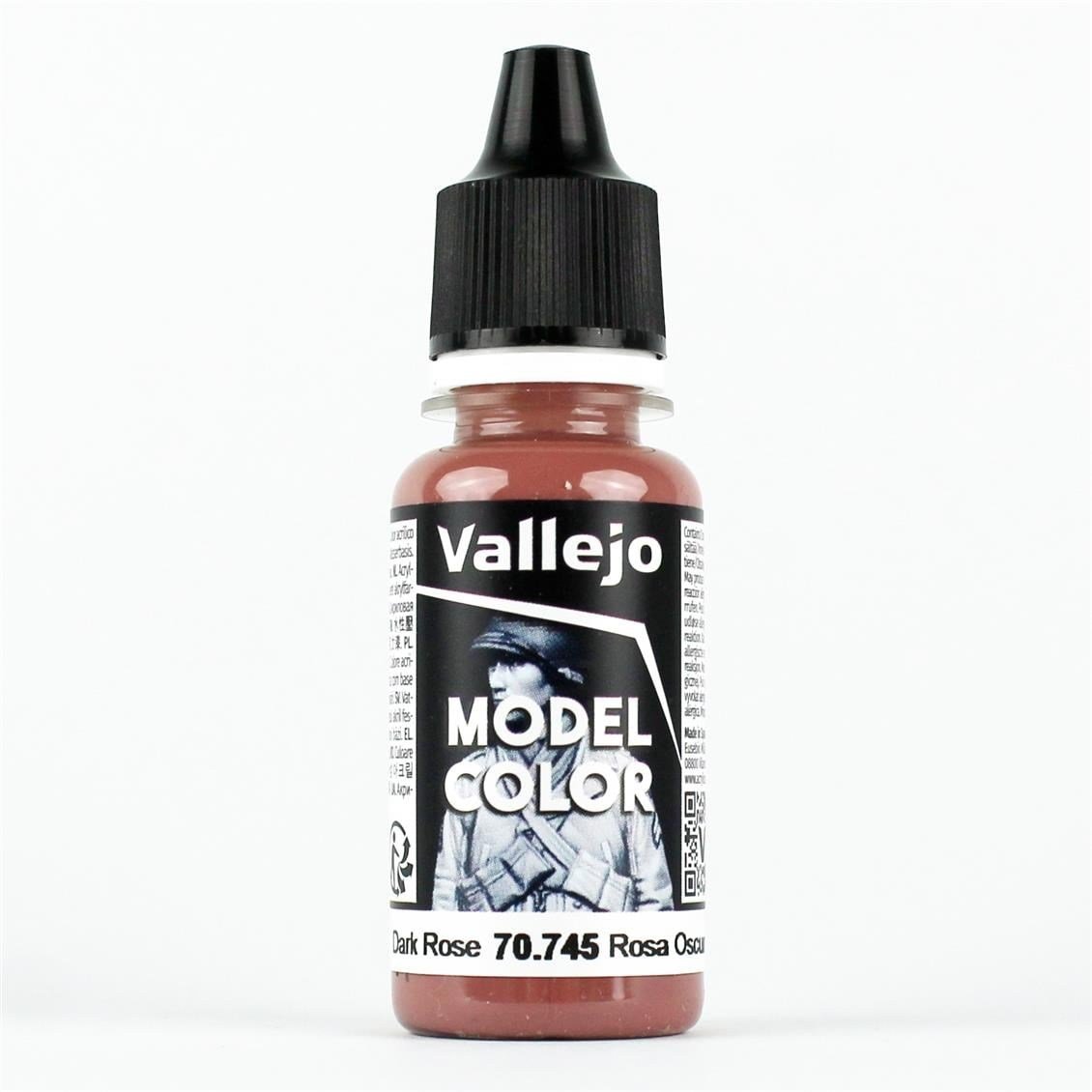 Vallejo 70745 18 ml. (011) Dark Rose, Model Color Serisi Model Boyası