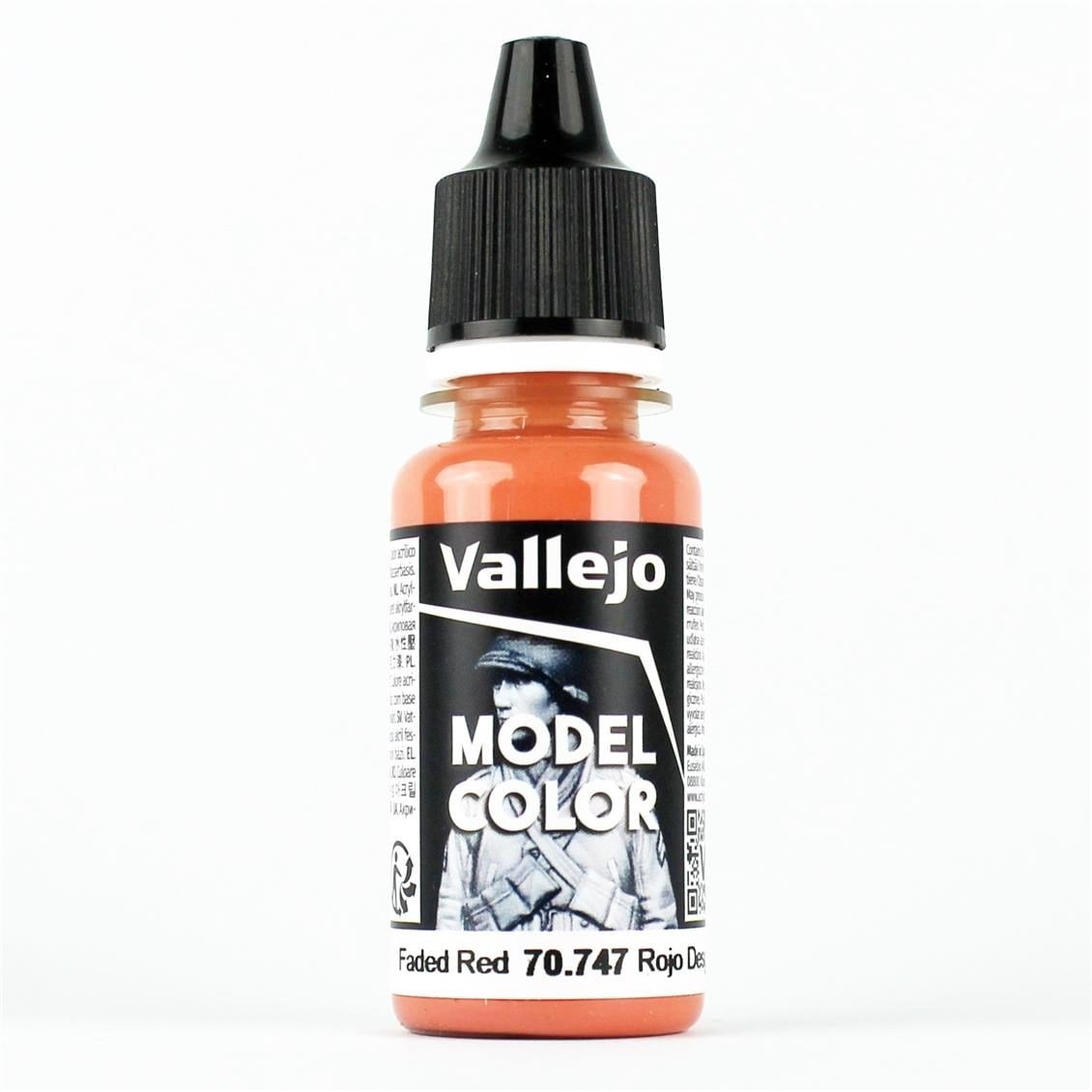 Vallejo 70747 18 ml. (035) Faded Red, Model Color Serisi Model Boyası