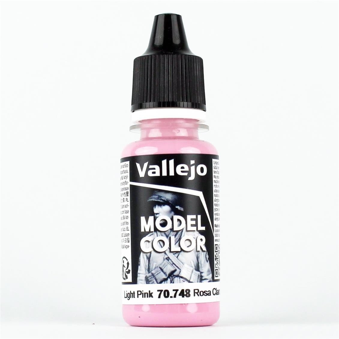 Vallejo 70748 18 ml. (042) Light Pink, Model Color Serisi Model Boyası