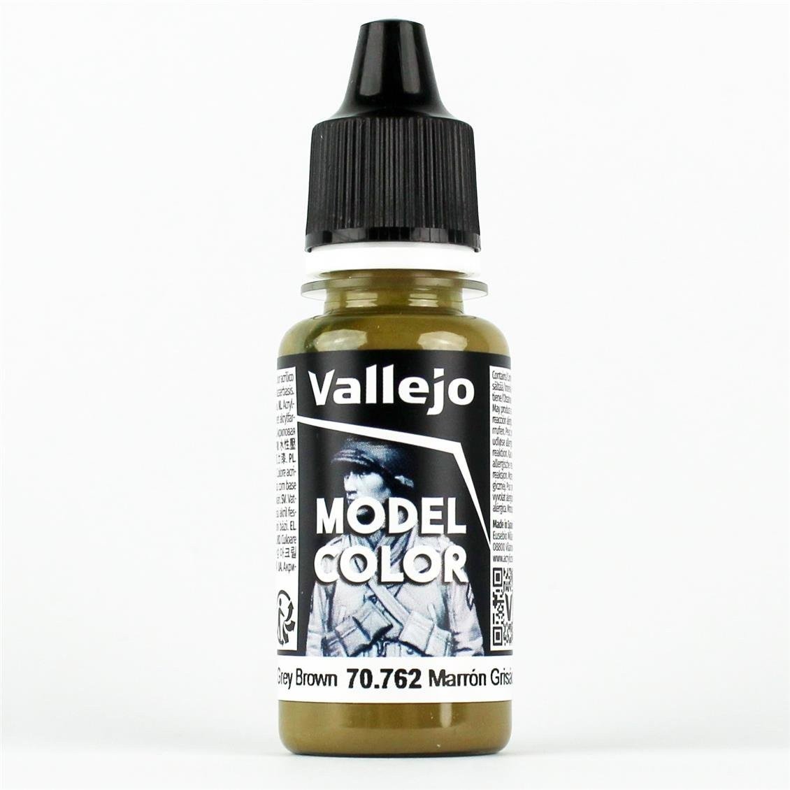 Vallejo 70762 18 ml. (115) Grey Brown, Model Color Serisi Model Boyası