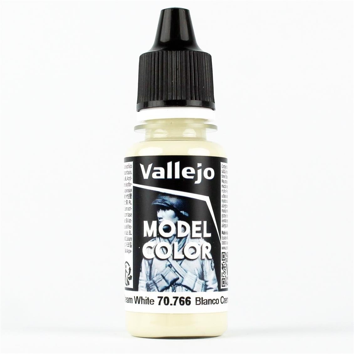 Vallejo 70766 18 ml. (021) Cream White, Model Color Serisi Model Boyası