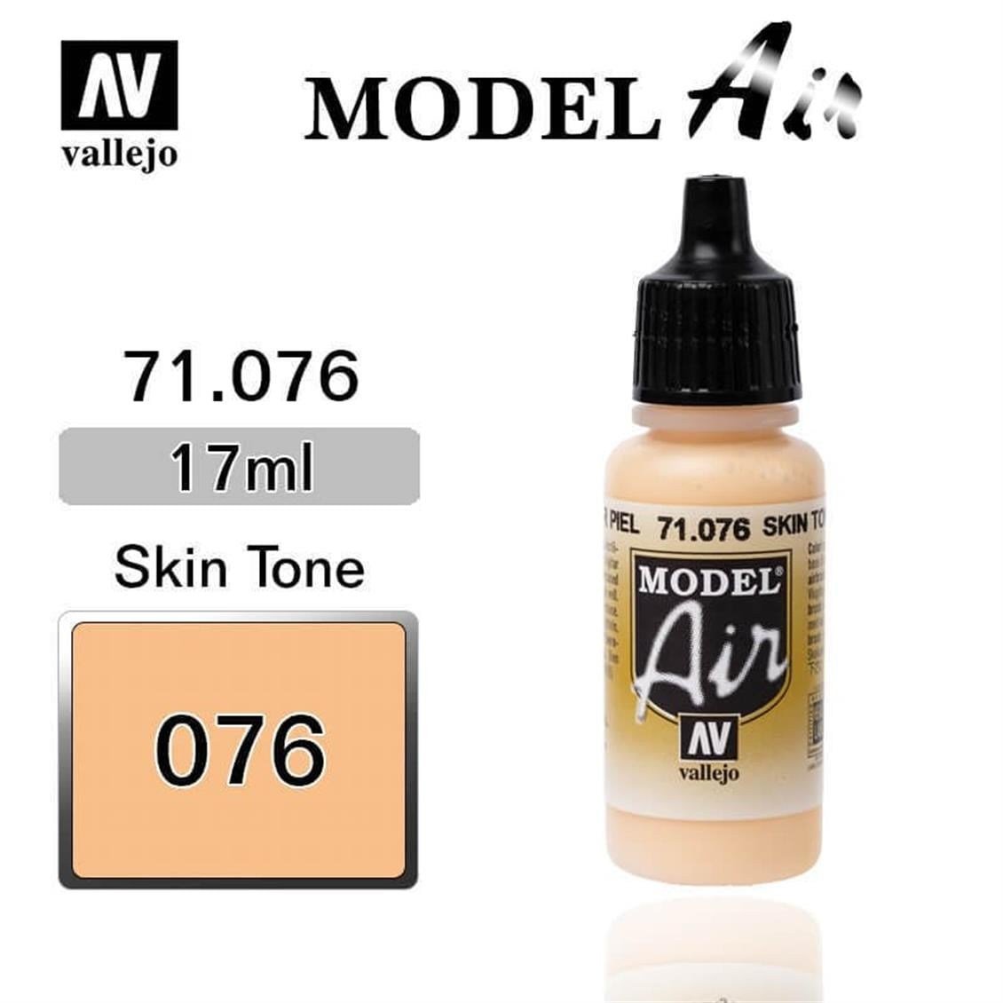 Vallejo 71076 18 ml. Skin Tone, Model Air Serisi Model Boyası