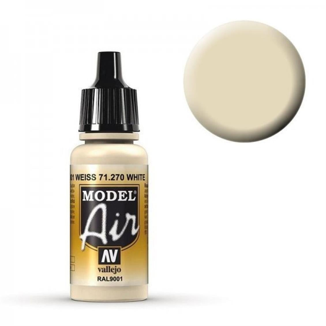 Vallejo 71270 18 ml. White, Model Air Serisi Model Boyası