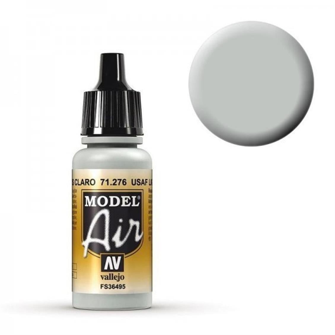 Vallejo 71276 18 ml. USAF Light Gray, Model Air Serisi Model Boyası
