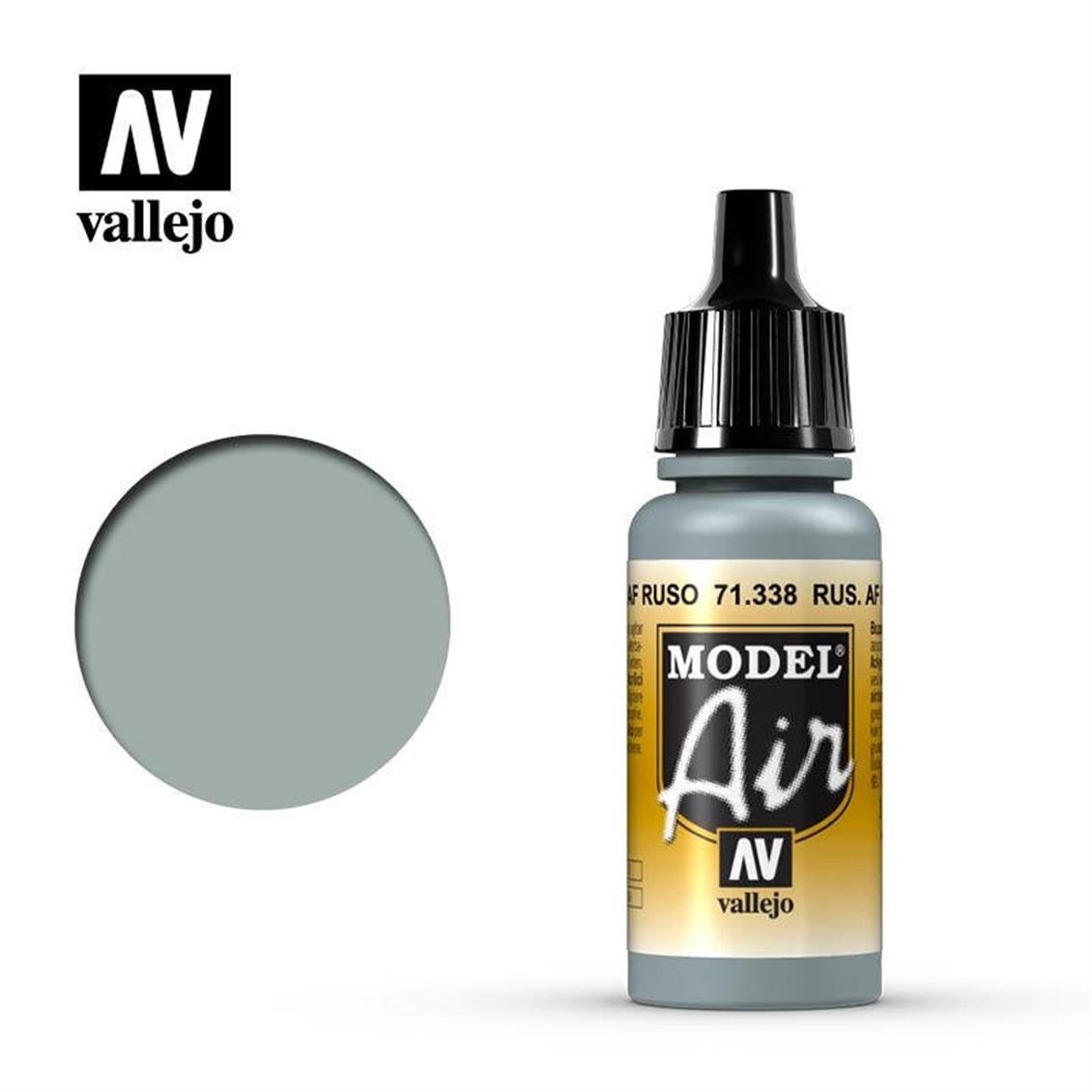 Vallejo 71338 18 ml. Russian Af Grey Blue, Model Air Serisi Model Boyası