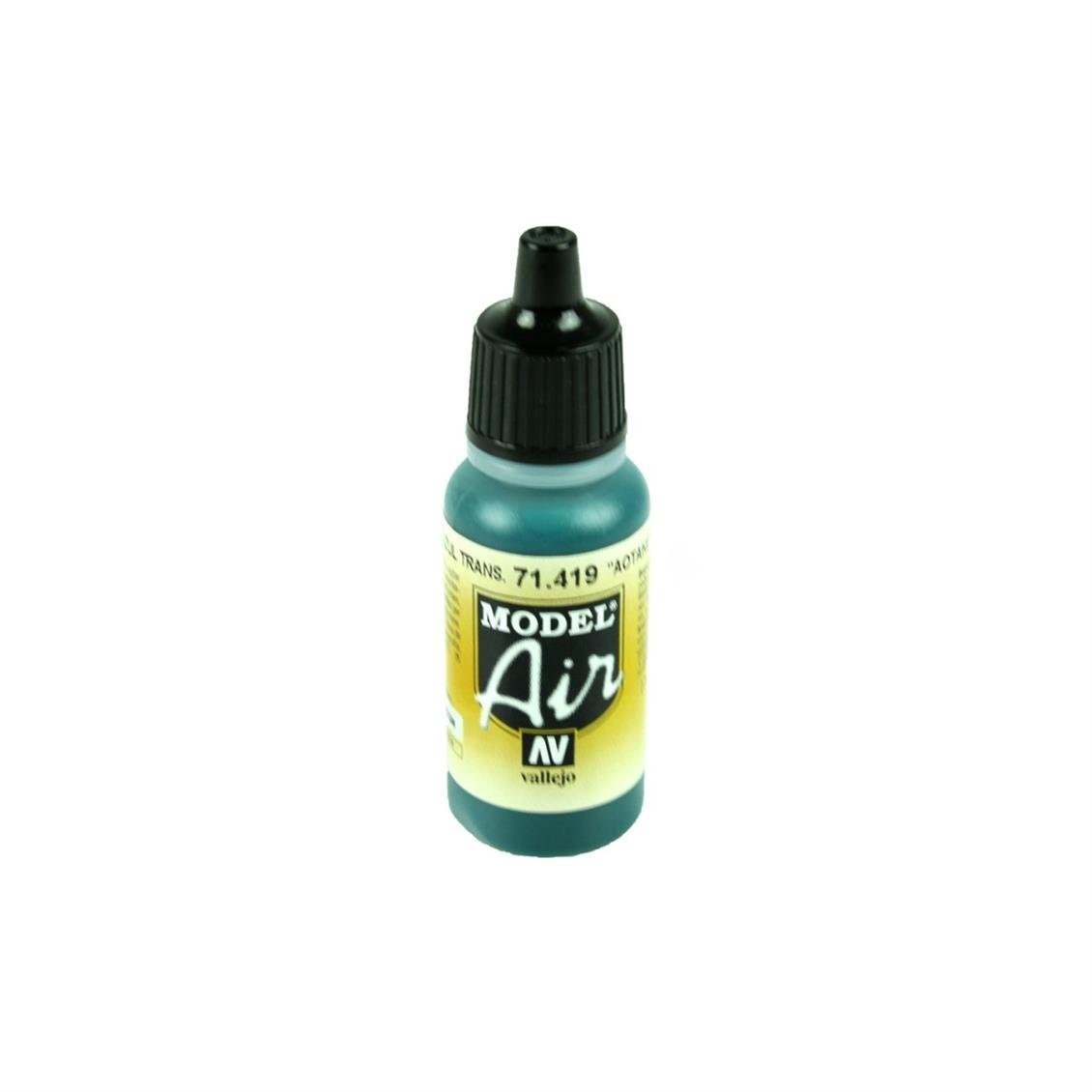 Vallejo 71419 18 ml. Aotake' Translucent Blue, Model Air Serisi Model Boyası